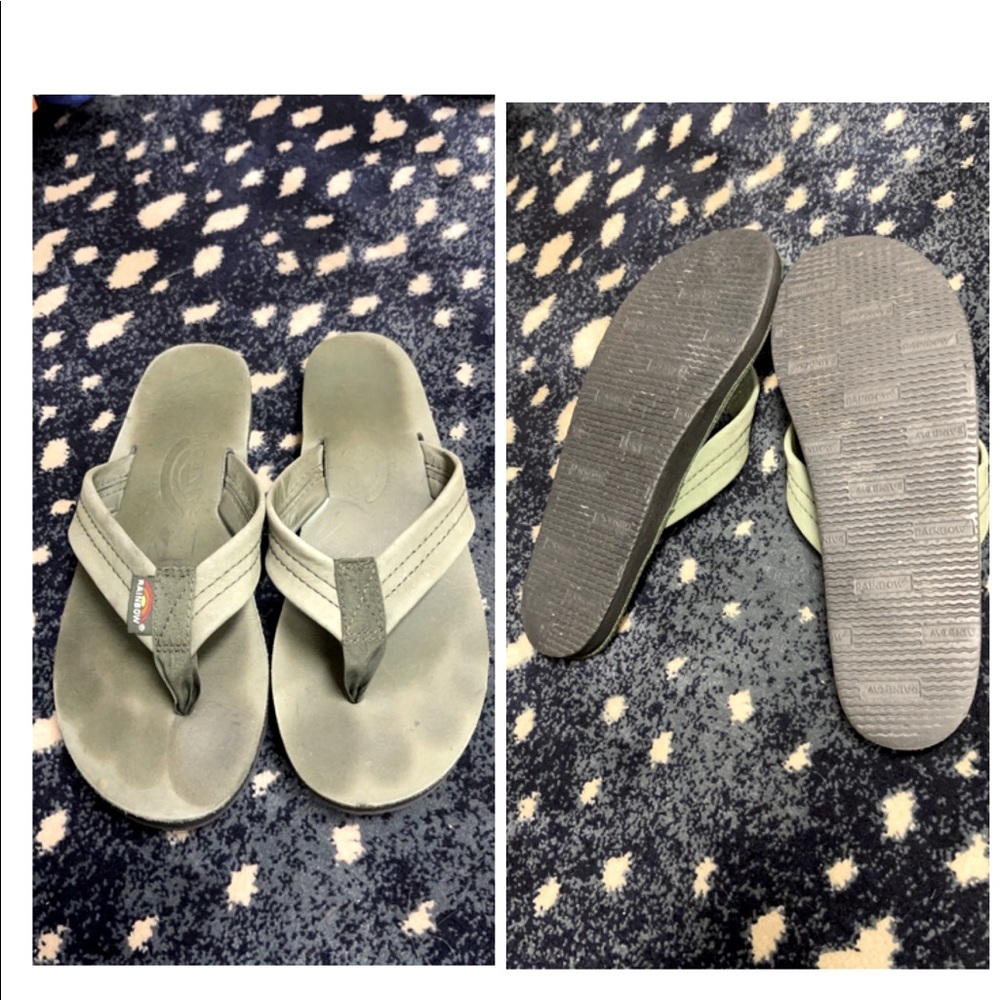 Rainbow 🌈 Flipflops
